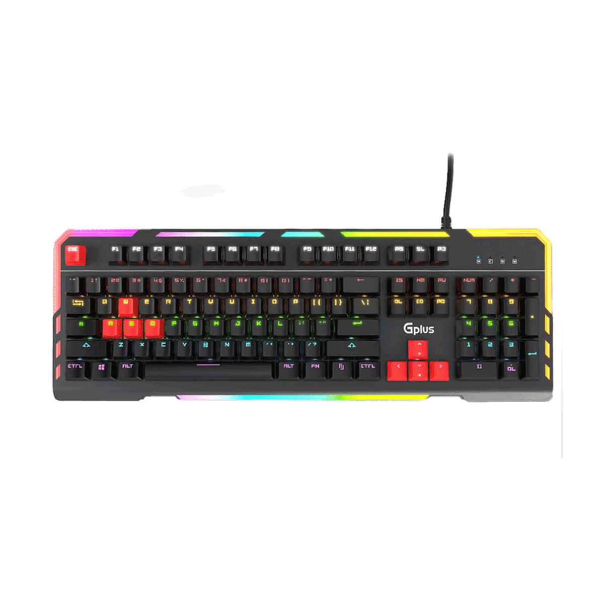 کیبورد گیمینگ جی پلاس مدل GMK-K560W کیبورد گیمینگ جی پلاس مدل GMK-K560W