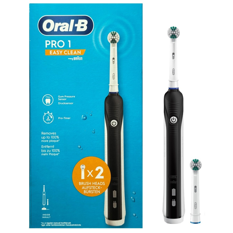 مسواک برقی اورال-بی مدل PRO 1 Easy Clean به همراه سری یدک مسواک برقی اورال-بی مدل PRO 1 Easy Clean به همراه سری یدک