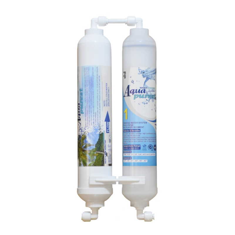فیلتر تصفیه آب یخچال و فریزر آکوا پیورست مدل NEW FILTER - RX 2500G مجموعه 2 عددی فیلتر تصفیه آب یخچال و فریزر آکوا پیورست مدل NEW FILTER - RX 2500G مجموعه 2 عددی
