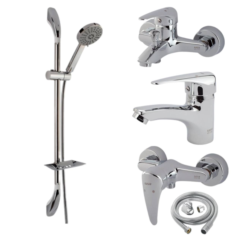 ست شیرآلات کسری مدل کارون مجموعه 5 عددی ست شیرآلات کسری مدل کارون مجموعه 5 عددی