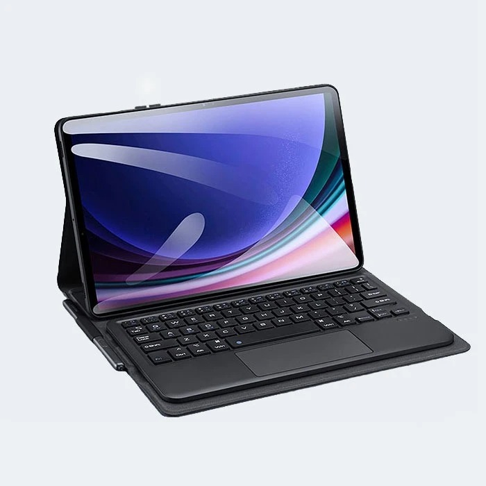 کیف کلاسوری کیبورد دار دوکس دوکیس مدل TK مناسب برای تبلت سامسونگ Galaxy Tab S10 Plus
