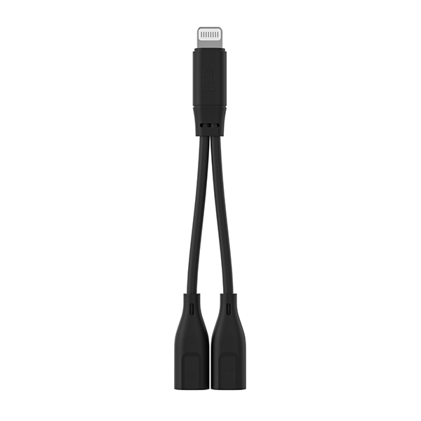 مبدل لایتنینگ 1 به 2 کامیکا مدل DUC-LN طول 0.12 متر مبدل لایتنینگ 1 به 2 کامیکا مدل DUC-LN طول 0.12 متر