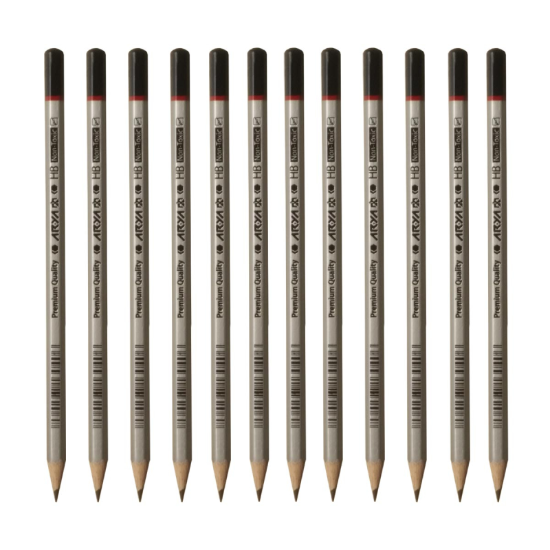 مداد مشکی آریا مدل Premium Quality کد 3050 بسته 12 عددی مداد مشکی آریا مدل Premium Quality کد 3050 بسته 12 عددی