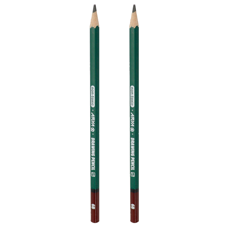 مداد طراحی آریا مدل Drawing-B6 کد 84912 بسته 2 عددی مداد طراحی آریا مدل Drawing-B6 کد 84912 بسته 2 عددی