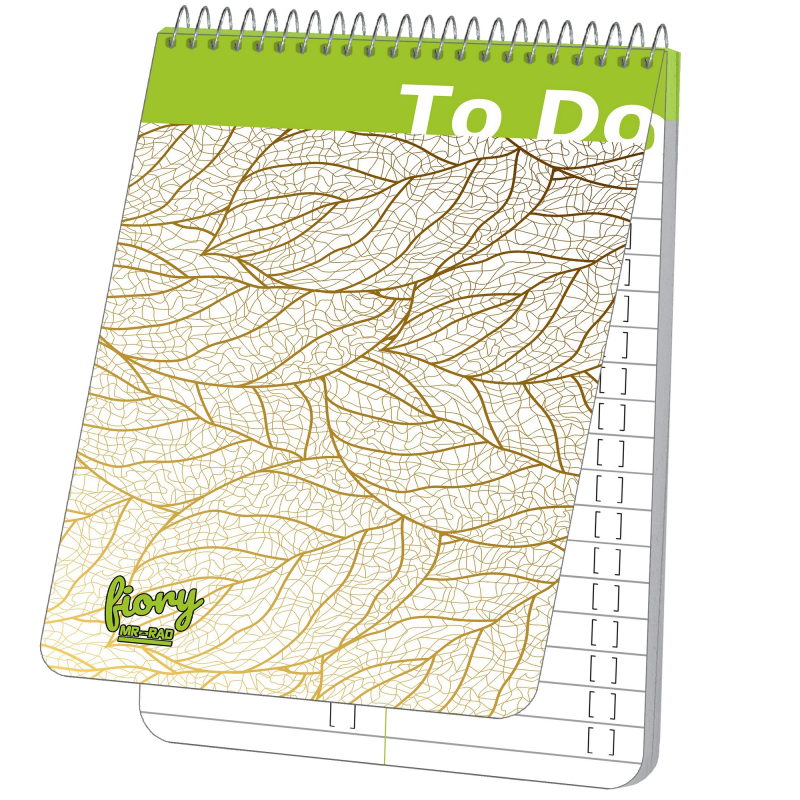دفترچه یادداشت مستر راد مدل to do list طرح برگ زرین کد fiory 1766 دفترچه یادداشت مستر راد مدل to do list طرح برگ زرین کد fiory 1766