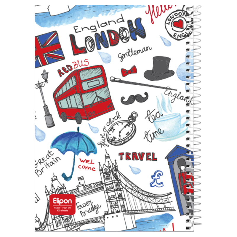  دفتر مشق 100 برگ الیپون کد 2421292