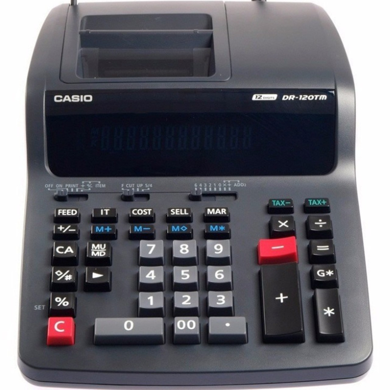 ماشین حساب کاسیو مدل DR-120 TM