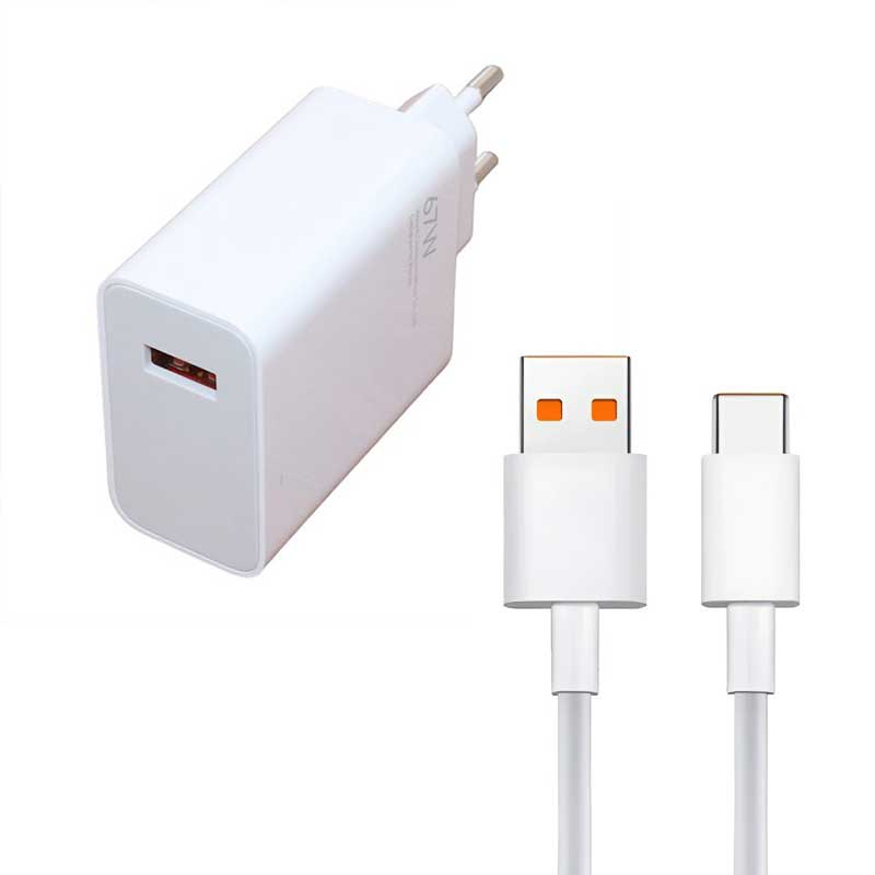 شارژر دیواری بوف مدل MDY-12-ES به همراه کابل USB-C توان 67 وات شارژر دیواری بوف مدل MDY-12-ES به همراه کابل USB-C توان 67 وات