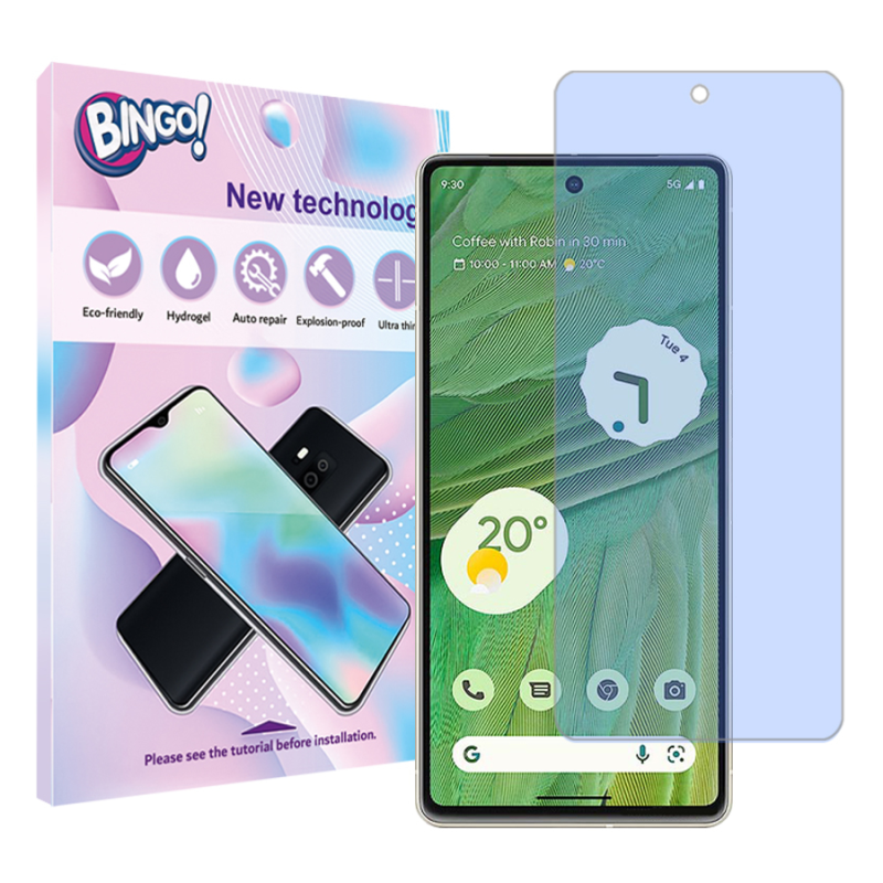 محافظ صفحه نمایش آنتی بلو بینگو مدل Tough مناسب برای گوشی موبایل گوگل Pixel 7