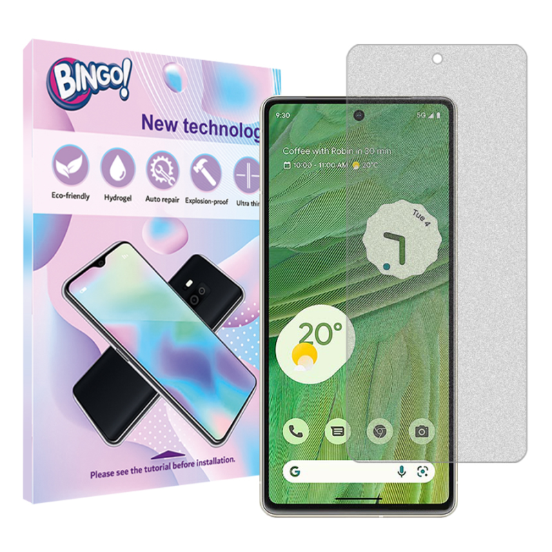 محافظ صفحه نمایش مات بینگو مدل Tough مناسب برای گوشی موبایل گوگل Pixel 7