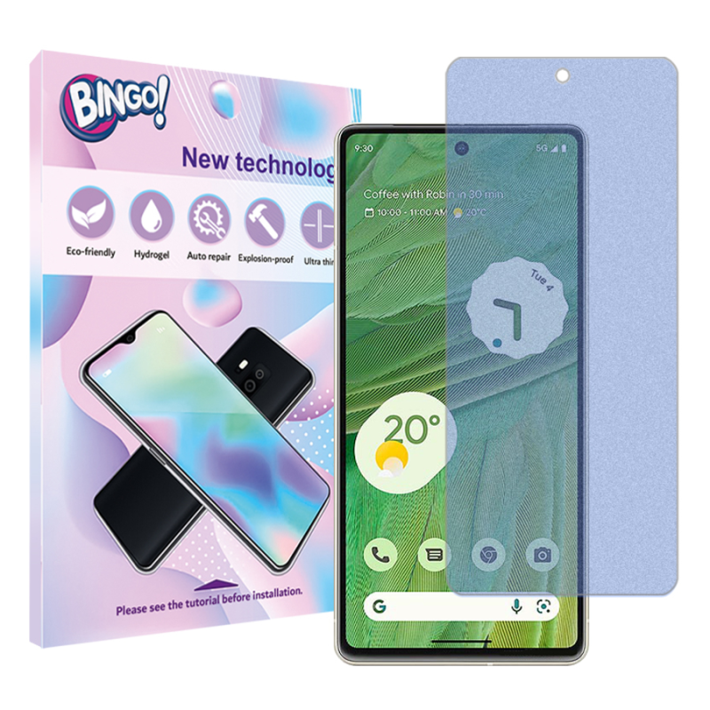 محافظ صفحه نمایش مات ضد اشعه آبی بینگو مدل Tough مناسب برای گوشی موبایل گوگل Pixel 7