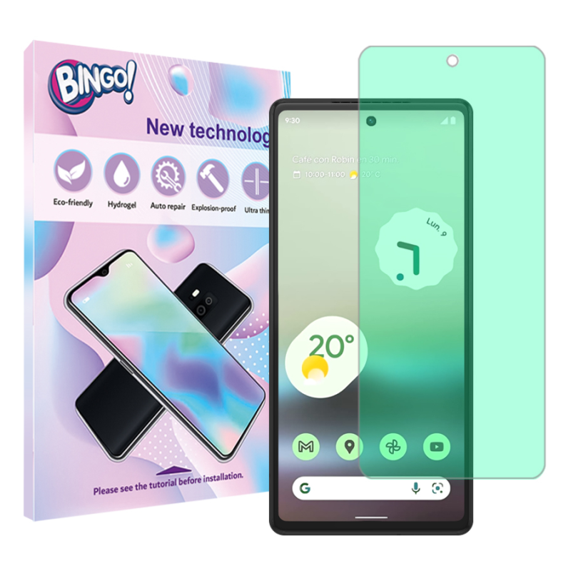 محافظ صفحه نمایش گرین لایت بینگو مدل Tough مناسب برای گوشی موبایل گوگل Pixel 6a