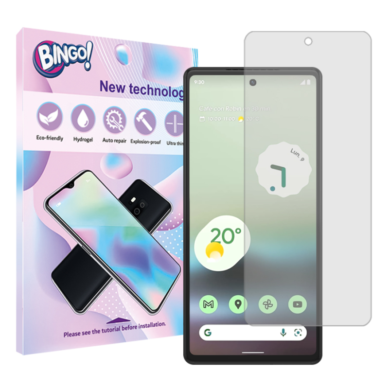 محافظ صفحه نمایش شفاف بینگو مدل Tough مناسب برای گوشی موبایل گوگل Pixel 6a