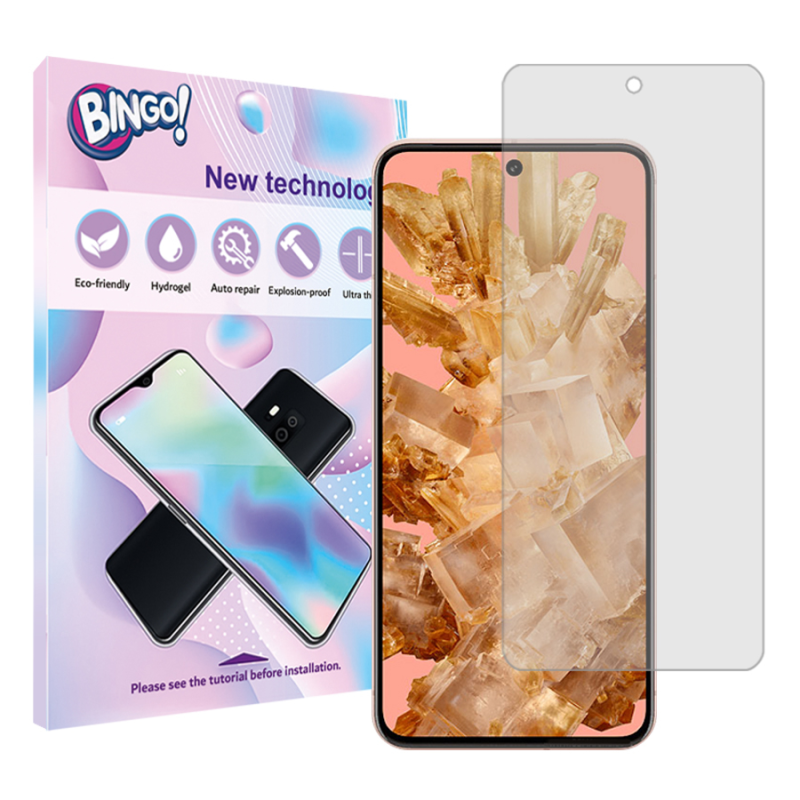 محافظ صفحه نمایش شفاف بینگو مدل Tough مناسب برای گوشی موبایل گوگل Pixel 8