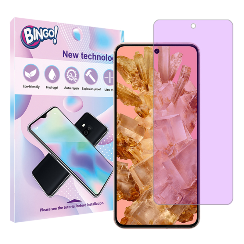 محافظ صفحه نمایش ضد اشعه بنفش بینگو مدل Tough مناسب برای گوشی موبایل گوگل Pixel 8