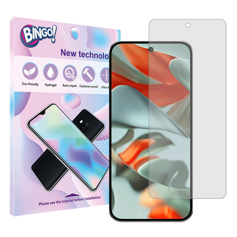 محافظ صفحه نمایش شفاف بینگو مدل Tough مناسب برای گوشی موبایل گوگل Pixel 9 Pro XL محافظ صفحه نمایش شفاف بینگو مدل Tough مناسب برای گوشی موبایل گوگل Pixel 9 Pro XL