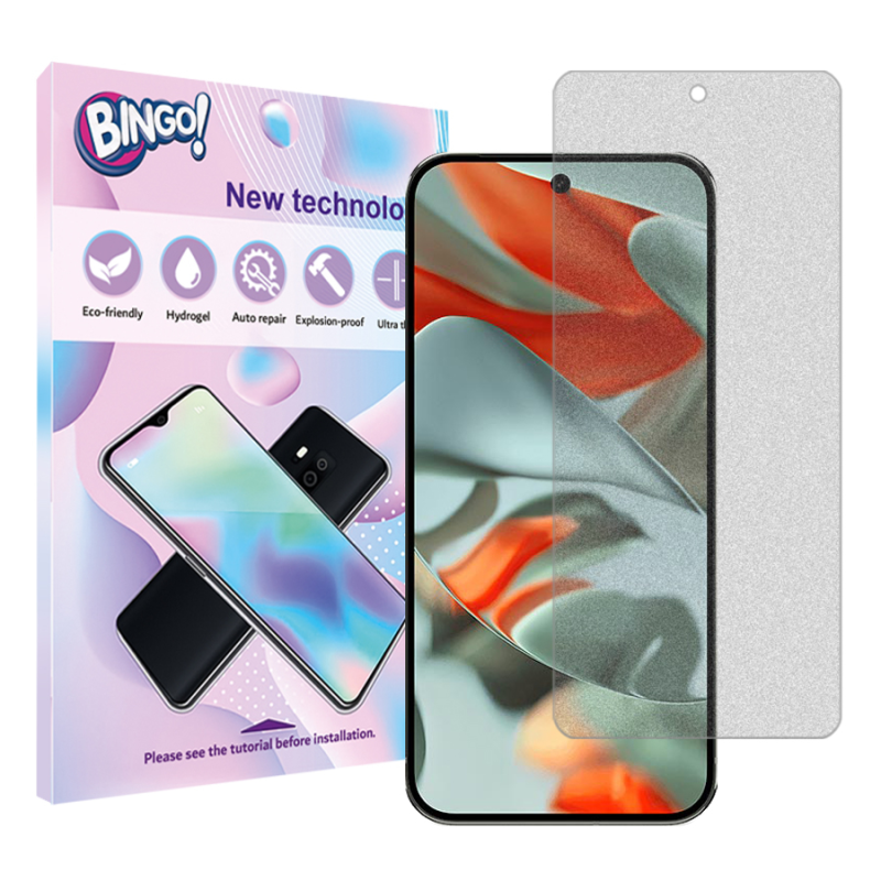 محافظ صفحه نمایش مات بینگو مدل Tough مناسب برای گوشی موبایل گوگل Pixel 9 Pro XL محافظ صفحه نمایش مات بینگو مدل Tough مناسب برای گوشی موبایل گوگل Pixel 9 Pro XL
