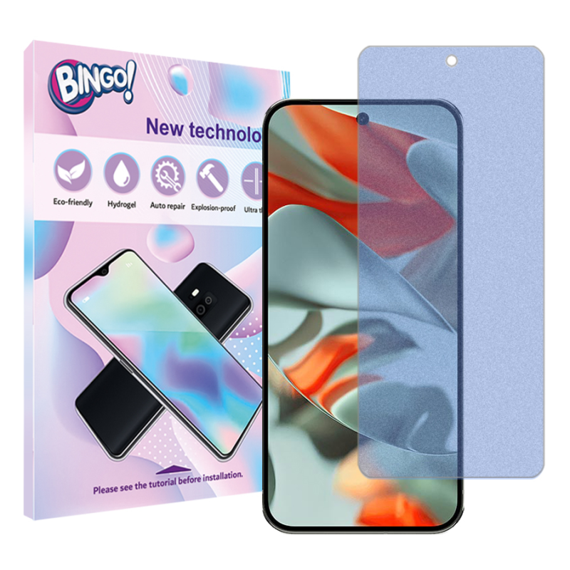 محافظ صفحه نمایش مات ضد اشعه آبی بینگو مدل Tough مناسب برای گوشی موبایل گوگل Pixel 9 Pro XL