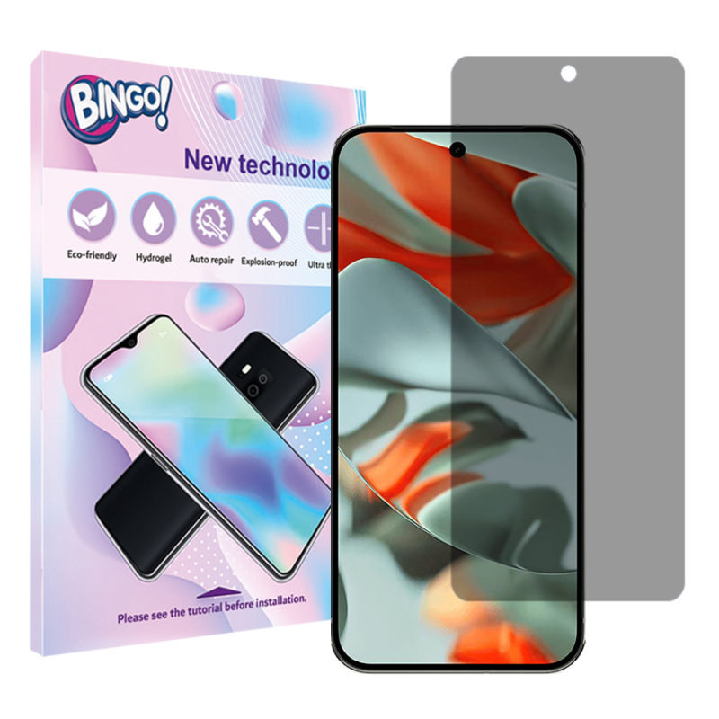 محافظ صفحه نمایش حریم شخصی بینگو مدل Tough مناسب برای گوشی موبایل گوگل Pixel 9 Pro XL محافظ صفحه نمایش حریم شخصی بینگو مدل Tough مناسب برای گوشی موبایل گوگل Pixel 9 Pro XL