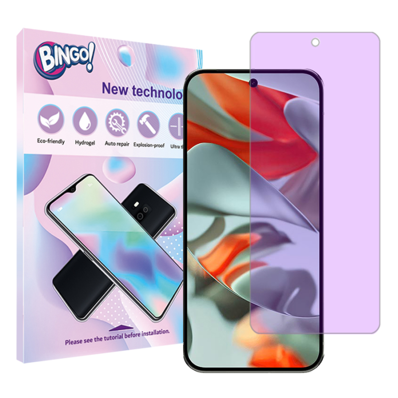 محافظ صفحه نمایش آنتی پرپل بینگو مدل Tough مناسب برای گوشی موبایل گوگل Pixel 9 Pro XL