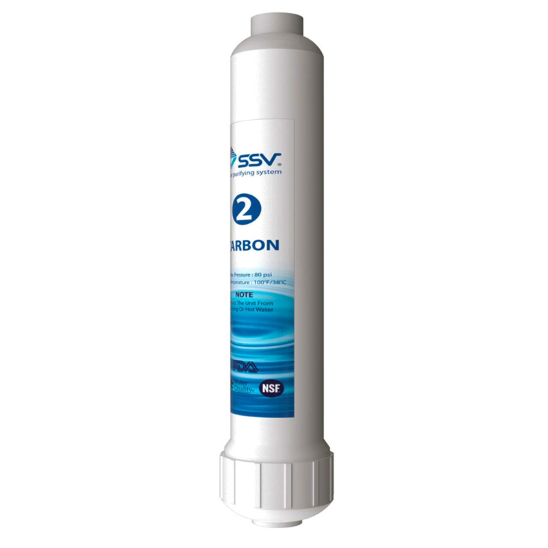 فیلتر دستگاه تصفیه کننده آب اس اس وی مدل Inline Carbon Active فیلتر دستگاه تصفیه کننده آب اس اس وی مدل Inline Carbon Active