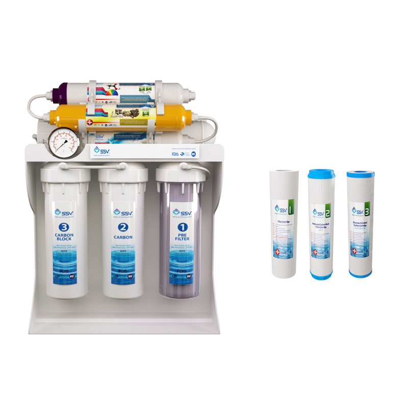 دستگاه تصفیه کننده آب اس اس وی مدل UltraPro X700 به همراه فیلتر بسته 3 عددی دستگاه تصفیه کننده آب اس اس وی مدل UltraPro X700 به همراه فیلتر بسته 3 عددی