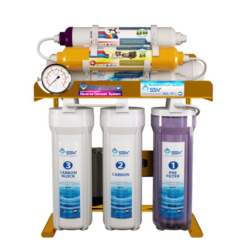 دستگاه تصفیه آب خانگی اس اس وی مدل MaxGold X810 دستگاه تصفیه آب خانگی اس اس وی مدل MaxGold X810