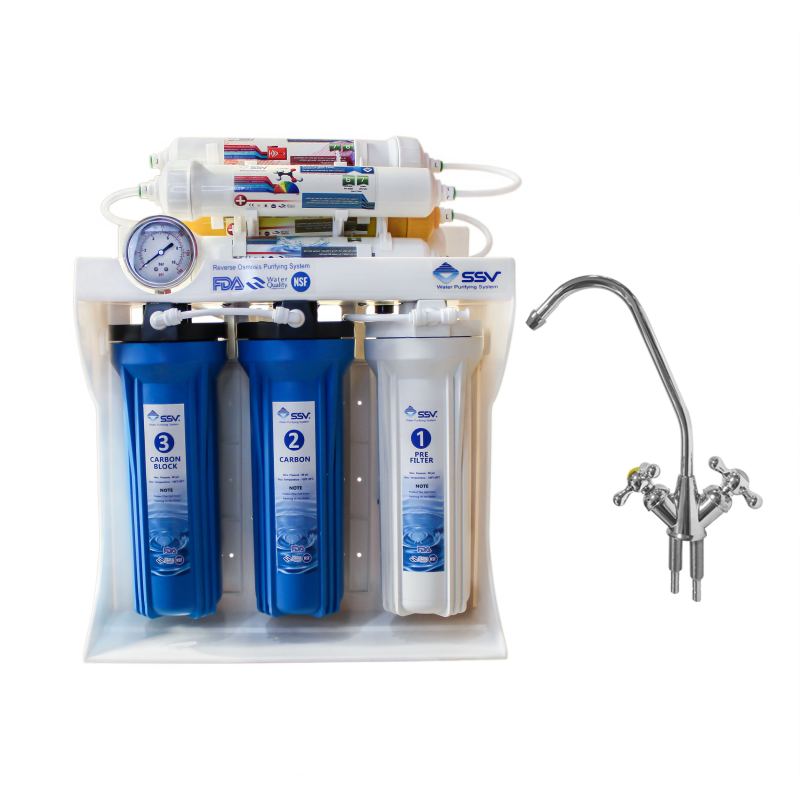دستگاه تصفیه کننده آب اس اس وی مدل BlueStar 2W X800 به همراه شیر دو کاره دستگاه تصفیه کننده آب اس اس وی مدل BlueStar 2W X800 به همراه شیر دو کاره