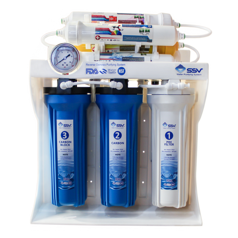 دستگاه تصفیه آب اس اس وی مدل BlueStar 2w X800 به همراه شیر 2 کاره و فیلتر بسته 3 عددی دستگاه تصفیه آب اس اس وی مدل BlueStar 2w X800 به همراه شیر 2 کاره و فیلتر بسته 3 عددی