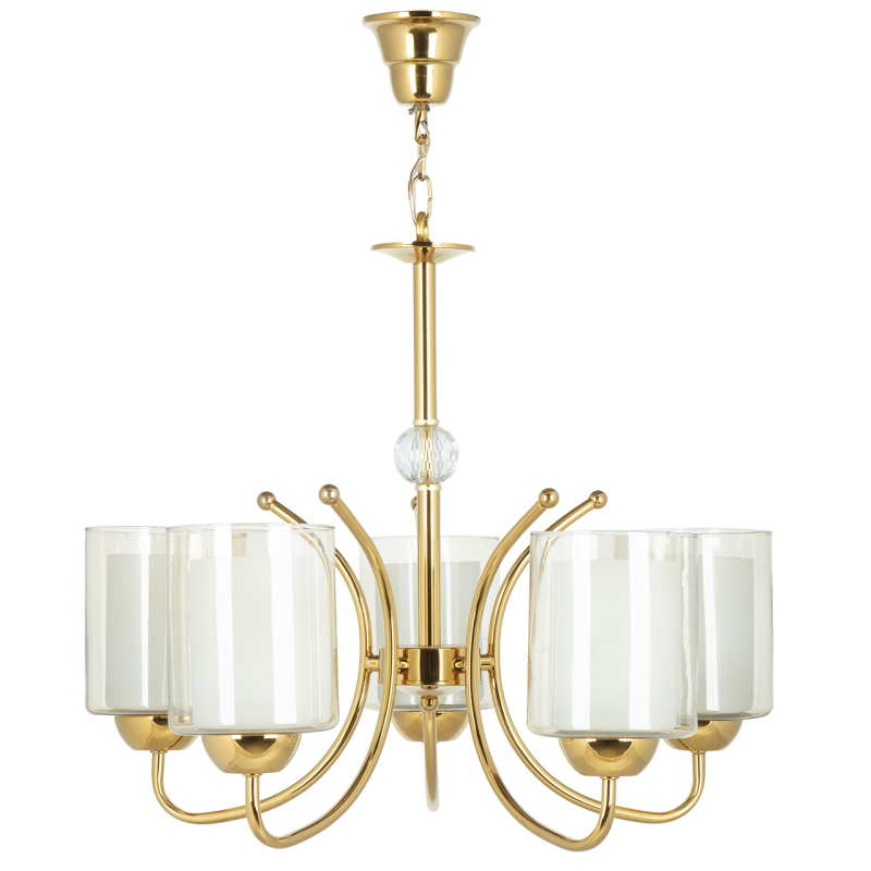 لوستر 5 شعله چشمه نور کد A824/5-G