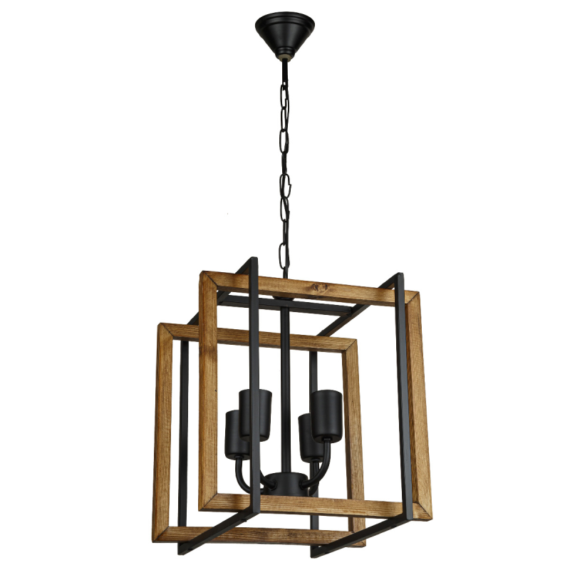  لوستر آویز چهار شعله چشمه نور کد 2215/4