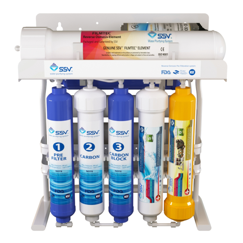 دستگاه تصفیه کننده آب خانگی اس اس وی مدل PureLine X1000 دستگاه تصفیه کننده آب خانگی اس اس وی مدل PureLine X1000