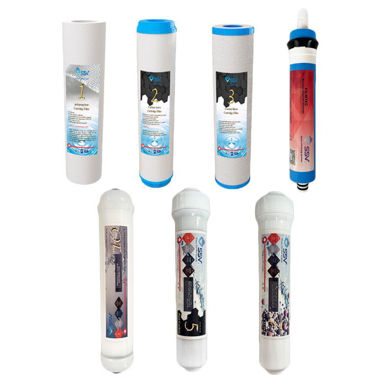 فیلتر دستگاه تصفیه آب اس اس وی مدل H720 بسته 7 عددی