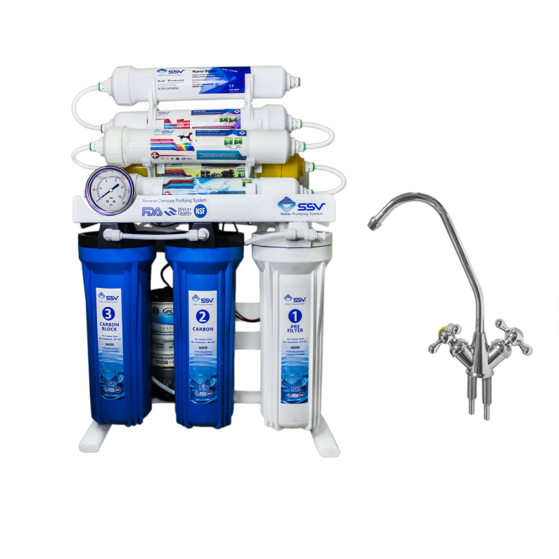 دستگاه تصفیه کننده آب اس اس وی مدل MaxBlue 2wx900 به همراه شیر تصفیه آب دستگاه تصفیه کننده آب اس اس وی مدل MaxBlue 2wx900 به همراه شیر تصفیه آب