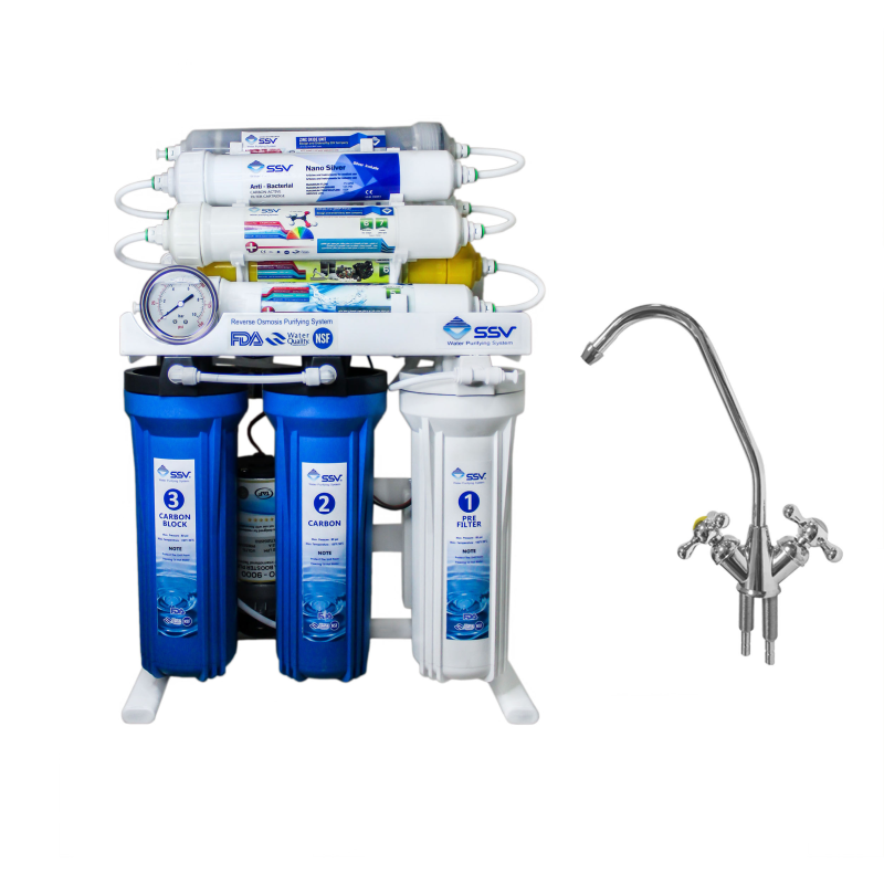 دستگاه تصفیه کننده آب اس اس وی مدل MaxBlue 2wx1000 به همراه شیر تصفیه آب دستگاه تصفیه کننده آب اس اس وی مدل MaxBlue 2wx1000 به همراه شیر تصفیه آب