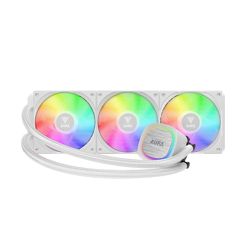 سیستم خنک کننده آبی گیم دیاس مدل AURA GL360 V2 WH سیستم خنک کننده آبی گیم دیاس مدل AURA GL360 V2 WH