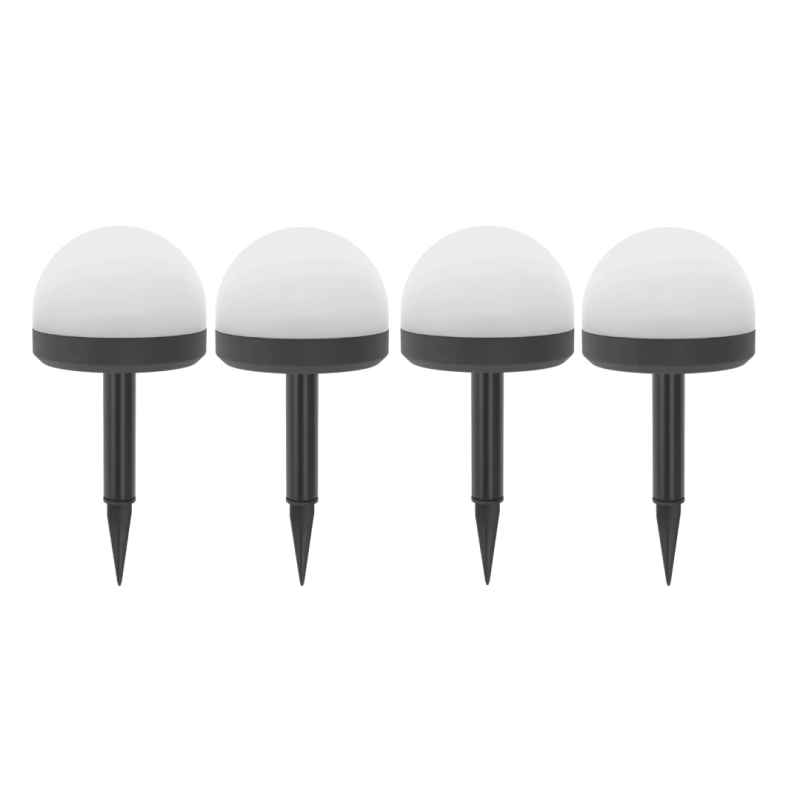 چراغ پارکی خورشیدی مدل BELL مجموعه 4 عددی