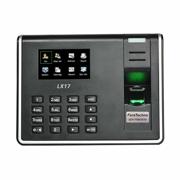 دستگاه حضور و غیاب فراتکنو مدل LX17 دستگاه حضور و غیاب فراتکنو مدل LX17