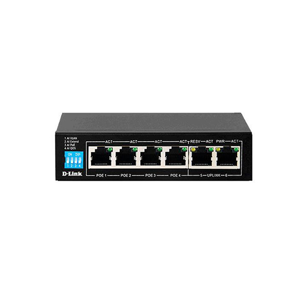 سوییچ شبکه 6 پورت دی لینک مدل DGS-F1006P سوییچ شبکه 6 پورت دی لینک مدل DGS-F1006P
