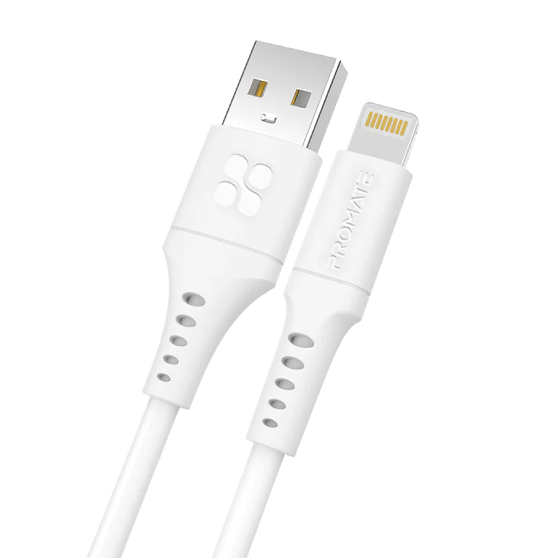 کابل لایتنینگ پرومیت مدل POWERLINK-AI200.WHITE به طول 2 متر کابل لایتنینگ پرومیت مدل POWERLINK-AI200.WHITE به طول 2 متر