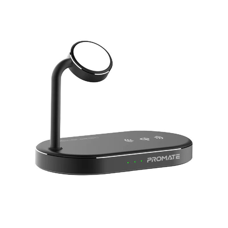 شارژر بی سیم پرومیت مدل WAVEPOWER.EU-BK شارژر بی سیم پرومیت مدل WAVEPOWER.EU-BK