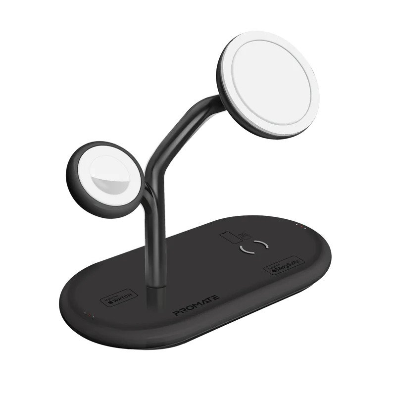 شارژر بی سیم پرومیت مدل SYNERGY.BLACK شارژر بی سیم پرومیت مدل SYNERGY.BLACK