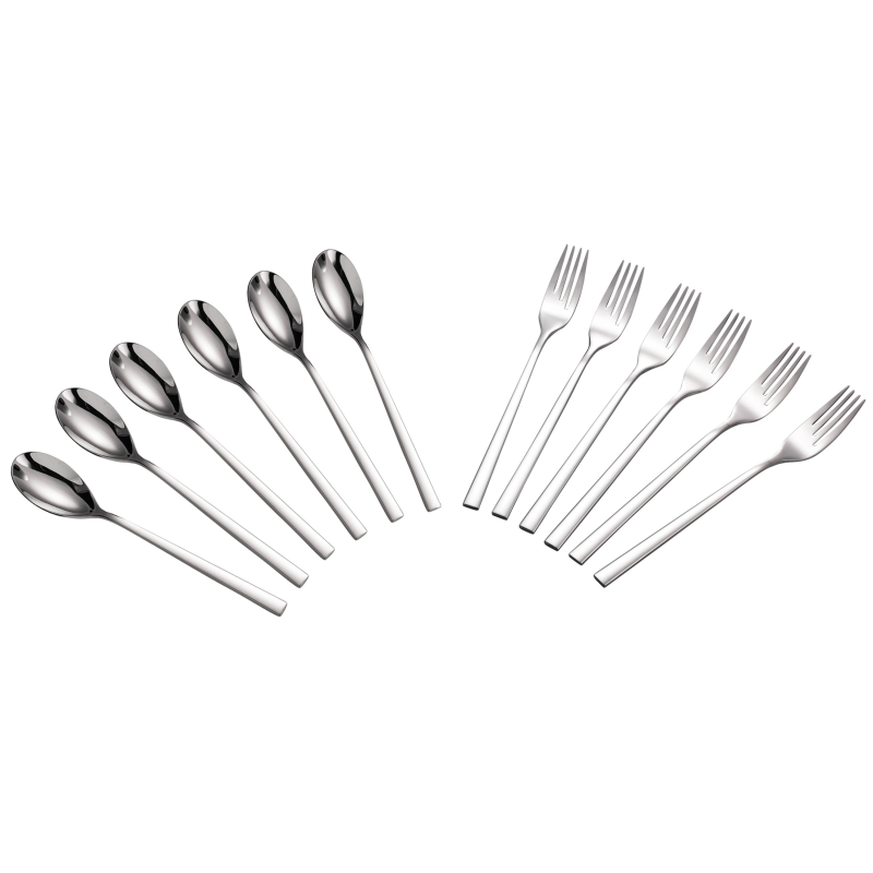 سرویس قاشق و چنگال 12 پارچه 6 نفره جی فی نی مدل 10 سرویس قاشق و چنگال 12 پارچه 6 نفره جی فی نی مدل 10