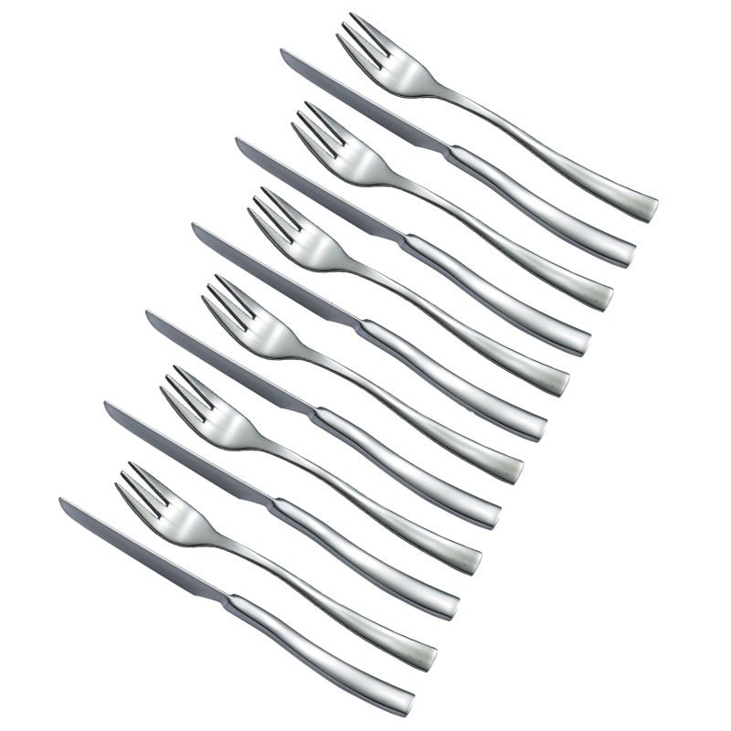 سرویس کارد و چنگال 12 پارچه 6 نفره جی فی نی مدل 185 سرویس کارد و چنگال 12 پارچه 6 نفره جی فی نی مدل 185