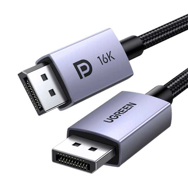 کابل DisplayPort 2.1 Male یوگرین مدل DP118 کد 15383 طول یک متر کابل DisplayPort 2.1 Male یوگرین مدل DP118 کد 15383 طول یک متر