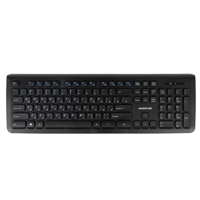 کیبورد بی سیم کینگ استار مدل KB75W کیبورد بی سیم کینگ استار مدل KB75W