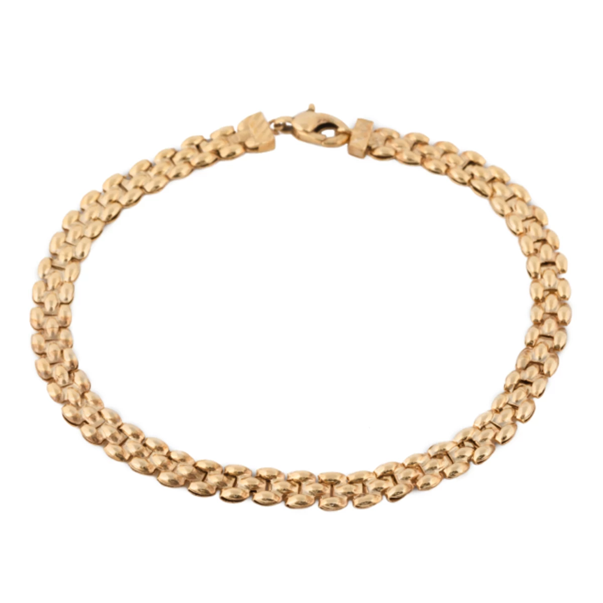 دستبند طلا 18 عیار زنانه سور گالری طرح رولکس کد wb4490-4.25