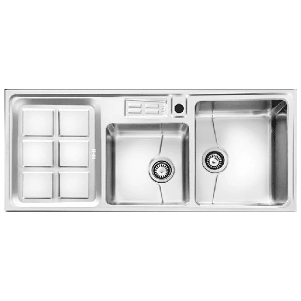 سینک ظرفشویی اخوان مدل 318SNew توکار-چپ لگن