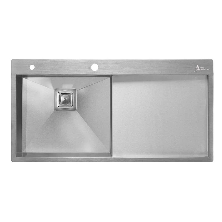 سینک ظرفشویی اخوان مدل 348 توکار-چپ لگن