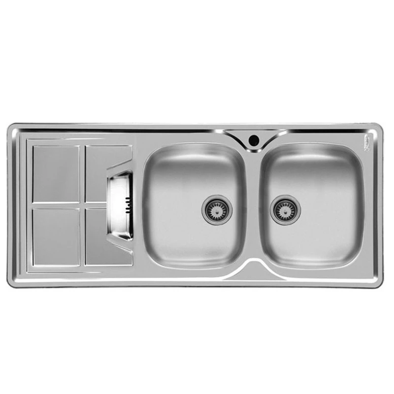 سینک ظرفشویی اخوان مدل 161SP توکار-راست لگن